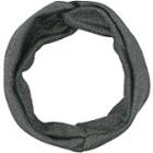 Capelli New York Gunmetal And Metallic Knit, Twisted Front Headwrap