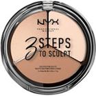 Nyx Professional Makeup 3 Steps To Sculpt Face Sculpting Palette