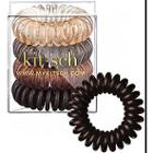 Kitsch Brunette Hair Tie Bobble 4 Pc