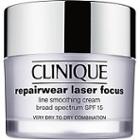 Clinique Repairwear Laser Focus Line Smoothing Cream Broad Spectrum Spf 15 Very Dry To Dry Combination