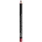 Nyx Professional Makeup Suede Matte Lip Liner - Cherry Skies (deep Wine Red)