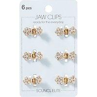 Scunci Mini Crystal Jaw Clip Set