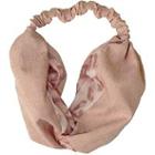 Jessica Simpson Leopard And Blush Interlock Headwrap