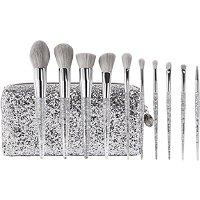 Bh Cosmetics Remix Dance Brush Beat - 10 Piece Face & Eye Brush Set With Bag