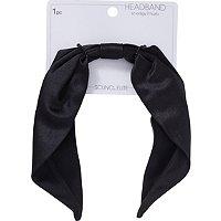 Scunci Black Satin Headband