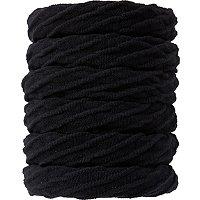 Scunci Seamless Black Elastics
