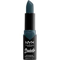 Nyx Professional Makeup Suede Matte Lipstick - Ace (blue W/ Grey)