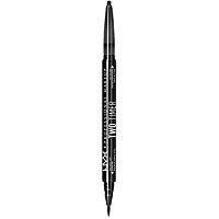 Nyx Professional Makeup Two Timer Dual Ended Black Eyeliner