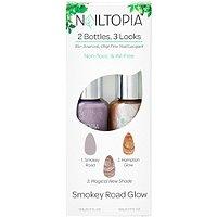 Nailtopia Smokey Road Glow Bio-sourced, Plant-based Chip-free Nail Lacquer