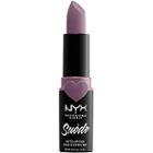 Nyx Professional Makeup Suede Matte Lipstick - Violet Smoke (pastel Grey Purple)