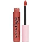 Nyx Professional Makeup Lip Lingerie Xxl Long-lasting Matte Liquid Lipstick - Peach Flirt (orange Peach)