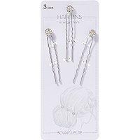 Scunci Crystal Hair Pin Set