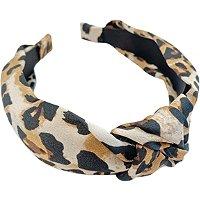 Riviera Leopard Top Knot Headband