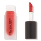 Makeup Revolution Matte Bomb Lip Gloss - Lure Red (bright Red Lip)