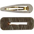 Jessica Simpson Textured Plastic Hair Clips