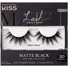 Kiss Lash Couture Matte Black Faux Mink, Matte Sheer