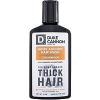 Duke Cannon Supply Co News Anchor Cedarwood 2 In 1 Hair Wash