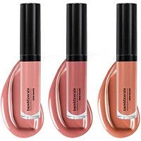 Bareminerals Desert Nudes 3 Pc Mini Gen Nude Patent Lip Lacquer Collection