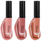 Bareminerals Desert Nudes 3 Pc Mini Gen Nude Patent Lip Lacquer Collection