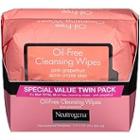 Neutrogena Pink Grapefruit Oil-free Cleansing Wipes Twin Pack