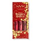 Nyx Professional Makeup Gimme Super Stars! Lip Lingerie Xxl Trio Matte Lip Kit - Reds