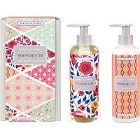 Heathcoat & Ivory Vintage & Co Fabrics & Flowers Hand Wash/lotion Set