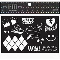 Wet N Wild Fantasy Makers Face And Body Stencil - Comic Misfit