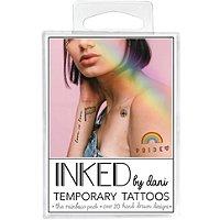 Inked By Dani Temporary Tattoos Rainbow Pack