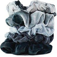 Kitsch Tie-dye Scrunchies In Blue Grey