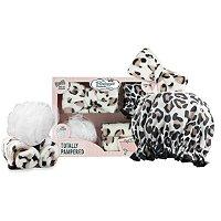 The Vintage Cosmetic Company Leopard Print Totally Pampered Gift Set