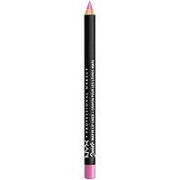 Nyx Professional Makeup Suede Matte Lip Liner - Respect The Pink (light Fuchsia With Blue Undertones)