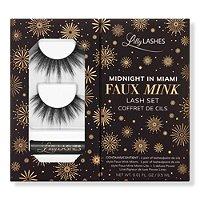 Lilly Lashes Midnight In Miami Faux Mink Lash Set
