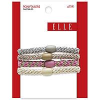 Elle Shimmer Fabric Ponytailers