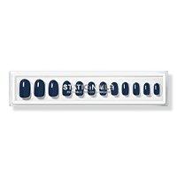 Static Nails Say It In French Round Reusable Pop-on Manicure