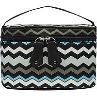 Anna Martina Franco Chevron Medium Train Case