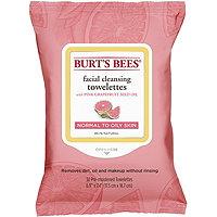 Burt's Bees Facial Cleansing Towelettes Pink Grapefruit