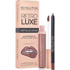 Makeup Revolution Retro Luxe Metallic Lip Kit - Dynasty - Only At Ulta