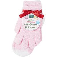 Earth Therapeutics Aloe Moisture Ultra Plush Golves & Socks