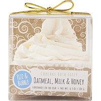 Fizz & Bubble Oatmeal, Milk And Honey Bubble Bath Cupcake