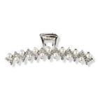 Scunci Elite Silver, Pearl & Rhinestone Claw Clip