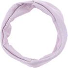 Capelli New York Pink And Metallic Knit Twisted Front Headwrap