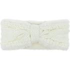 Capelli New York Cable Bow Faux Sherpa Head Wrap