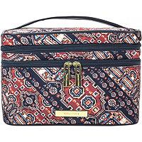 Tartan + Twine Desert Damsel Travel Double Zip Train Case Makeup Organizer Bag