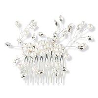 Scunci Elite Silver, Pearl & Rhinestone Hair Comb
