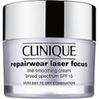 Clinique Repairwear Laser Focus Line Smoothing Cream Broad Spectrum Spf 15 - Very Dry To Dry Combination