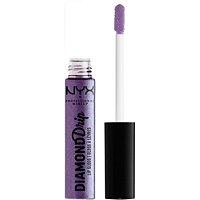 Nyx Professional Makeup Diamond Drip Lip Gloss - Princess Of The Day (sheer Violet Base W/ Blue & Violet Duochrome Glitter)