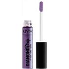 Nyx Professional Makeup Diamond Drip Lip Gloss - Princess Of The Day (sheer Violet Base W/ Blue & Violet Duochrome Glitter)