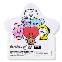 The Creme Shop Bt21 Glowy Like Universtar Printed Essence Sheet Mask