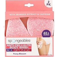 Spongeables Anti-cellulite Body Wash In A Sponge 2-pack