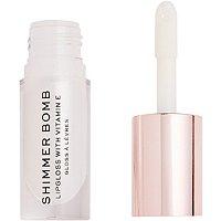 Makeup Revolution Shimmer Bomb Lip Gloss - Light Beam (sheer Silver Shimmer)